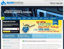 Tablet Screenshot of duniahosting.com